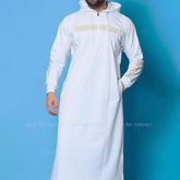 Voguable Men Jubba Thobe Islamic Clothing Arab Robes Kaftan Muslim Dress Saudi Arabia Abaya Blouse Kurta Fashion Hoodies Arabic Clothes voguable