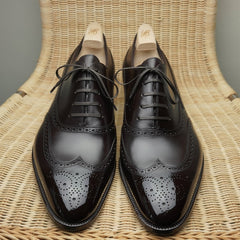 New In Brown Brogue Shoes for Men Black Lace-up Square Toe Party Wedding Shoes Free Shipping Men Shoes Size 38-46 voguable