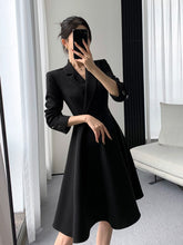 Elegant Bodycon Sexy Women's Dress Women Long Sleeve Split Up A-line Dresses Woman Robe Femme Ladies Vestidos Mujer Black voguable