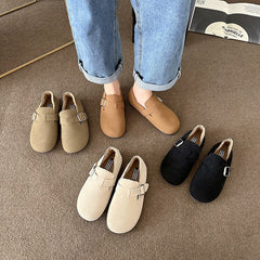 Shoes Women Casual Sneakers Woman-shoes 2022 Roses Slip-on Shallow Lace-Up Basic Flat Solid Winter Flock Round Toe Fabric Leisur voguable