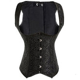 Steampunk Corset Top Women Corset Sexy Bustier Gothic Corselet Overbust Leather Bustier Waist Trainer Plus Size 6xl Steel Boned voguable