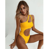 Voguable AU Women Push Up Monokini One Piece Swimwear Lady Bikini Beach Bathing Suit Set voguable