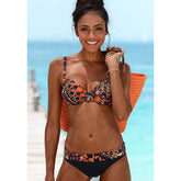 Women Bandeau Push Up Bikini Set Sexy Swimsuit 2020 Plus Size Europe Female Swimming Suit Beach Bathing Suit Swimwear S~XXL voguable