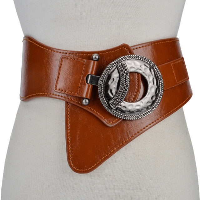 Hot Fashion Women Wide Waist Elastic Stretch Belt women's girdlestrap belts for women cinturon mujer cummerbund strap LB029 voguable