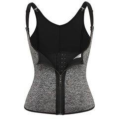 Neoprene Waist Trainer Corset Slimming Vest Sweat Sauna Suit Tank Top Curves Body Shaper for Weight Loss Shapewear voguable