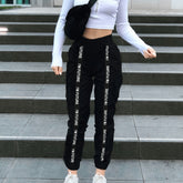Lusofie Harajuku Joggers Wide Leg SweatPants Women Trousers High Waist Pants Streetwear Korean Casual Pant Femme Fall New 2020 voguable