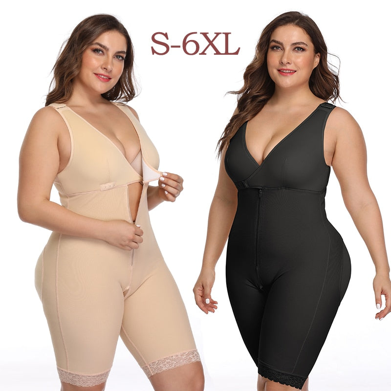 Body Shaper Women Slimming Shapewear Plus Size Full Body Shaper Waist Trainer Corset Seamless Butt Lifter faja moldeadora Binder voguable