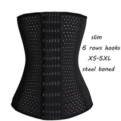 Wechery Waist Trainer Modeling Strap Tummy Slimming Underwear Belts Flat Belly Shaper Corset Sheath Steel Boned Cinchers XS-6XL voguable