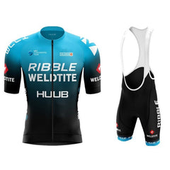 HUUB cycling Jersey suit Team Ribble Weldtite Bike Jersey Set Summer Men clothing Short Sleeve Shirts Mtb Maillot Ropa Ciclismo voguable