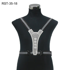 LED Cycling Vest High Visibility Outdoor Running Cycling Reflective Safety Vest Adjustable Elastic Strap Riding Reflective Belt voguable