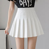 2021 Spring Summer Korean Skirt Shorts Women High Waist Sexy Mini Skirt School Short Pleated Kawaii Japanese Pink Skirt Female voguable
