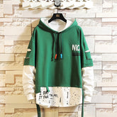 Voguable Japan Style Casual O-Neck 2021 Spring Autumn Print Hoodie Sweatshirt Men'S Thick Fleece Hip Hop High Streetwear Clothes voguable