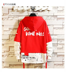 Voguable Japan Style Casual O-Neck 2021 Spring Autumn Print Hoodie Sweatshirt Men'S Thick Fleece Hip Hop High Streetwear Clothes voguable