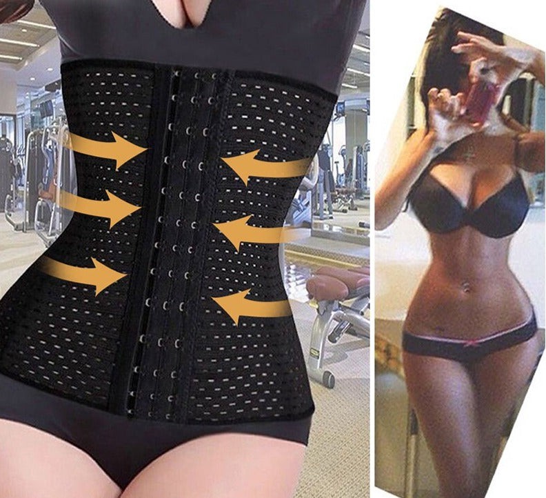 Women Waist Cincher Slimming Belt Waist Trainer Corset For Weight Loss Body Shaper with Modeling Strap Tummy Control voguable