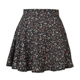 AIUJXK Summer Floral Print Chiffon Skirts Women 2021 New Arrival Fashion High Waist Casual Short Jupe Woman Loose Mini Skirts voguable