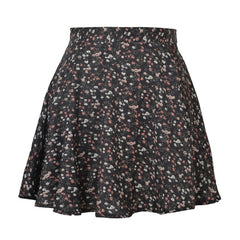 AIUJXK Summer Floral Print Chiffon Skirts Women 2021 New Arrival Fashion High Waist Casual Short Jupe Woman Loose Mini Skirts voguable