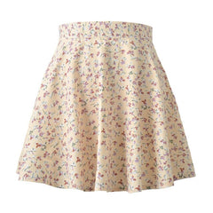 AIUJXK Summer Floral Print Chiffon Skirts Women 2021 New Arrival Fashion High Waist Casual Short Jupe Woman Loose Mini Skirts voguable