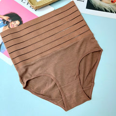 Womens Slimming Panties High Waist Tummy Control Briefs Female Trainer Shaping Underpants Butt Lifter Shapewear Underwear S-XXXL voguable