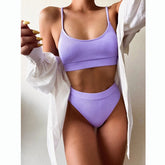 Push Up Swimsuit Female Patchwork Swimwear For Women Bathing Suit High Waist Bikini Set Sport Wear Swimming Suit Sexy Bikini voguable