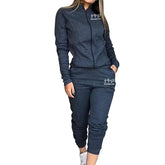 Voguable Spring Autumn Print Tracksuit Women 2 Piece Set Long Sleeve Zipper Jacket+Pants Sports Jogging Suit Female Streetwear Outfits voguable