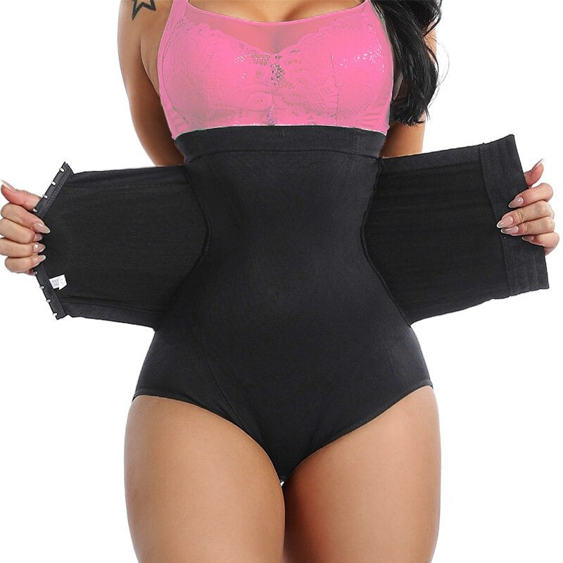 GUUDIA Waist Trainer Body Shaper Panties Tummy Control Panty Women Slimming Shapewear Slimming Underwear Postpartum Girdle Strap voguable