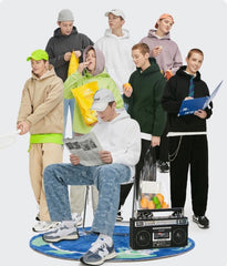 Voguable Men's Comfy Pure Hoodies 2022 Autumn Fleece Oversized Hooded Sweatshirt Men Hip Hop Hoodie For Men Classic Hoody 169W voguable