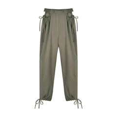 Voguable 2022 Streetwear Women's Cargo Harem Pants Hip Hop High Waist Casual Female Track Pants Joggers Trousers Fashion Harajuku Women Pants voguable