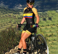 Kafitt Female Cycling Monkey Sports Bike Women Ciclismo Shorts With Gel Jumpsuit Colombia Style Cyclist Suit Overalls Equipment voguable