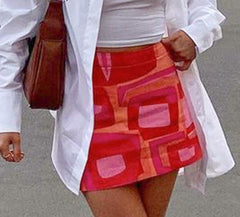 Harajuku Print Korean Y2K Cute Mini Skirts Women Summer Clubwear Aesthetic 2000s Outfits Streetwear Fashion Skirts Cuteandpscho voguable