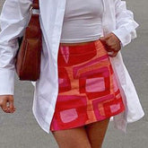 Harajuku Print Korean Y2K Cute Mini Skirts Women Summer Clubwear Aesthetic 2000s Outfits Streetwear Fashion Skirts Cuteandpscho voguable