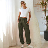 Lusofie Wide Leg SweatPants Harajuku Joggers Fall New 2021 Women Trousers High Waist Pants Streetwear Korean Casual Pant Femme voguable