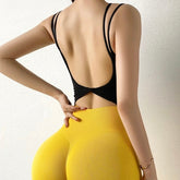 Women Sexy U Shape Sport Bra Breathable Running Crop Top Fitness Clothing Yoga Gym Bra Padded Super Sports Bra High Impact Tops voguable