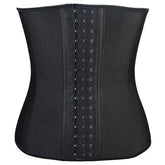 NINGMI Rubber Body shaper for women sexy Shapewear Waist Trainer Cincher latex Shaper Burning Slimming waist Belt Corset Bustier voguable