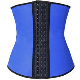 NINGMI Rubber Body shaper for women sexy Shapewear Waist Trainer Cincher latex Shaper Burning Slimming waist Belt Corset Bustier voguable