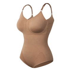 Full Body Shaper Bodysuit Shapewear Waist Trainer Women Abdomen Shapers Tummy Control Slimming Sheath Seamless Briefer Corset voguable