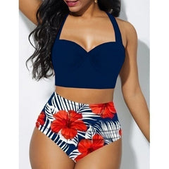 2021 New Sexy Plus Size Bikini Women High Waist Swimsuit Push Up Bikini Set Plus Size Swimwear Female Bathing Suit Beachwear 5XL voguable