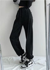 Voguable Women Pants 2021 Spring Gray Sweatpants Women Jogger Fashion Track Pants Women Cotton Trousers for Female Korean Style voguable