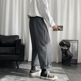 Voguable Black Mens Harem Pants 2021 Harajuku New Women's Casual Pants Ankle-Length Trousers Streetwear Male Casual Jogger Sweatpants 2XL voguable