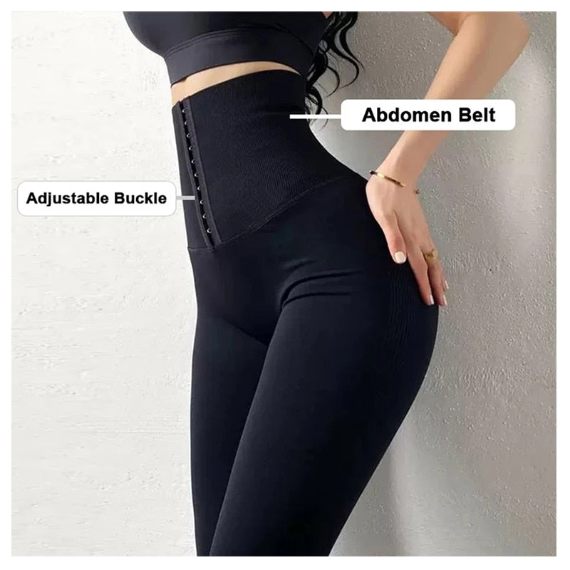 Slimming Pants Women Sports Legging Waist Trainer Lift Up Butt Lifter Sexy Shapewear Tummy Control Panties Workout Tight Trouser voguable