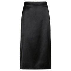Vintage Split Long Skirt Women Cyber y2k Fashion Straight Satin High Waist Skirts Summer Outfits 2021 Casual Aesthetic Iamhotty voguable