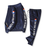 Voguable 2022 Men Running Sets Autumn Sportswear 140KG Sport Suit Sweatshirt Sweatpants Mens Clothing 2 Pieces Sets Jogging Tracksuit voguable