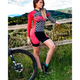 new Triathlon Suit Women's sexy Cycling Suit One Piece Jumpsuit suboman 2021 mtb Long Sleeve Suit Tights Running Swimsuit Jersey voguable