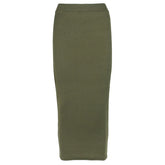 Skinny Brown Black Street Elastic Skirts Party Nitgt Club High Waist Midi Sexy Bodycon Slim Long Skirt Pencil Women Skirts G2310 voguable