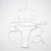 2021 New Bikini Micro Swimwear Mini Women Swimsuit Sexy Bandage Brazilian Bikini Set Push Up Swimwear Women Biquini Beachwear voguable