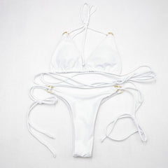 2021 New Bikini Micro Swimwear Mini Women Swimsuit Sexy Bandage Brazilian Bikini Set Push Up Swimwear Women Biquini Beachwear voguable