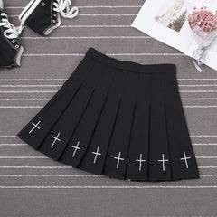 Summer Plaid Pleated Women Mini Skirts Harajuku Female Empire Casual Japanese Kawaii Cute Skirts Student Uniform Sailor Skirt voguable