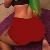 Shorts Fitness Sport High Waist Gym Shorts Women Running Jogging Hot Short Trousers Solid Color Elastic Waist Ladies Bottom voguable