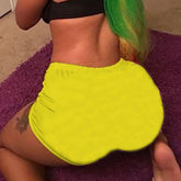 Shorts Fitness Sport High Waist Gym Shorts Women Running Jogging Hot Short Trousers Solid Color Elastic Waist Ladies Bottom voguable