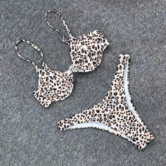 New Arrival Summer Women Two Piece Swimsuit Sexy Bikini Violet Steel Bracket Swimwear Female Bathing Suits Beachwear voguable