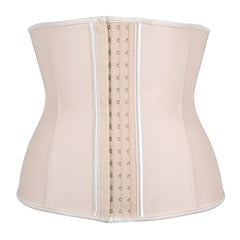 Latex Waist Trainer Body Shaper Corset Women Binders Zipper Steel Boned Slimming Sheath Belly Modeling Strap Colombian Girdles voguable